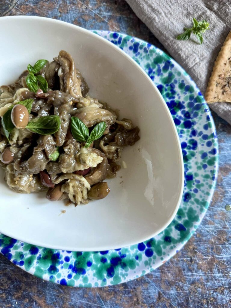 Insalata di melanzane cotte al forno