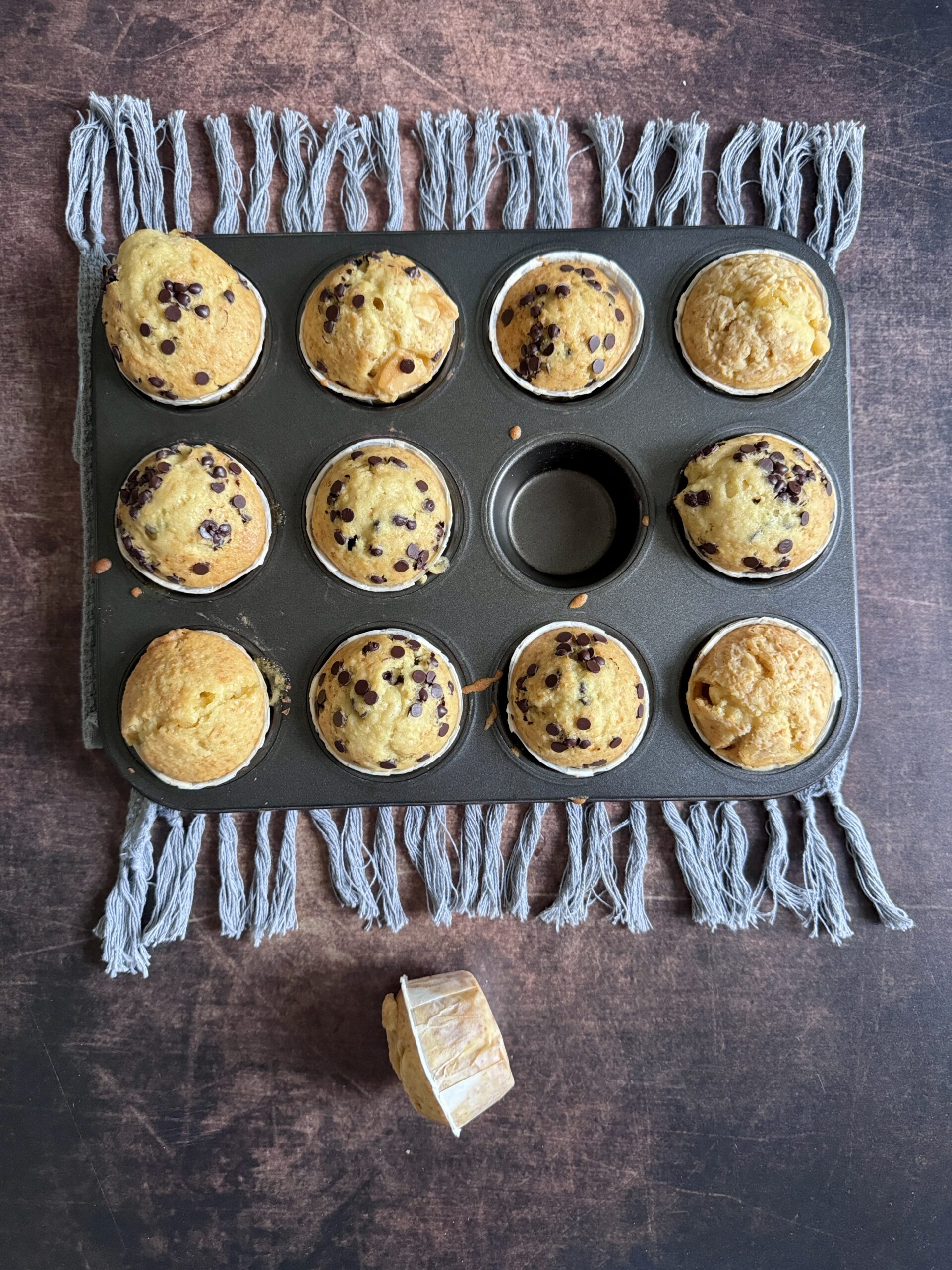 Muffin gocce di cioccolato 